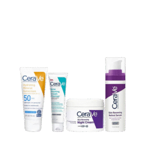 cerave 4 in 1 brightening glow kit.night cream.brightenung serum