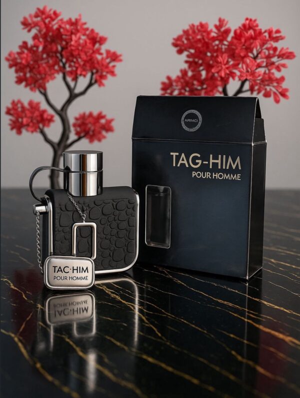 tag him by armaf is a woody spicy fragrance for men.